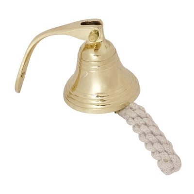 Messingsejlklokke HB36/4 med en diameter på 10 cm med mulighed for personlig gravering  