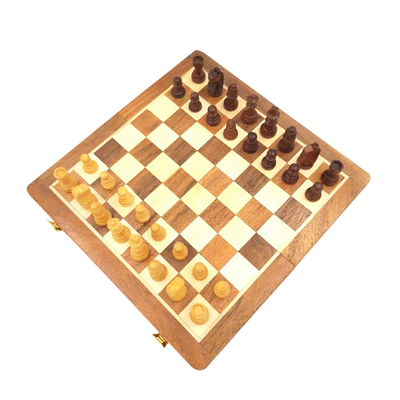 Magnetisk træskak 25x25cm - DNU-026