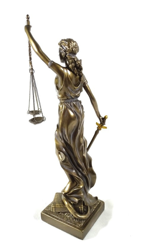 Themis-figur 35 cm - gave til advokat eller dommer - MC-90037