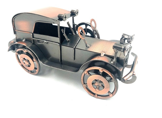Metalmodel af retroautomobil bil vintage-dekoration - Q87