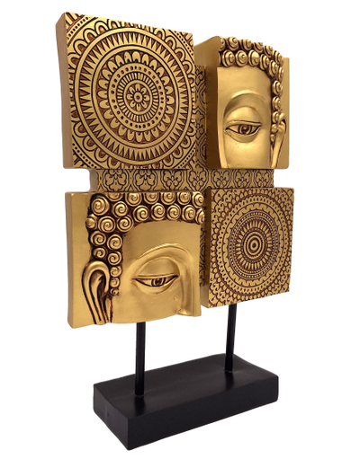 Buddhistisk mandalafigur - 4 elementer - 43715