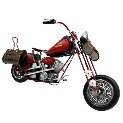 Stor metalmodel Klassisk motorcykel - 040SMT