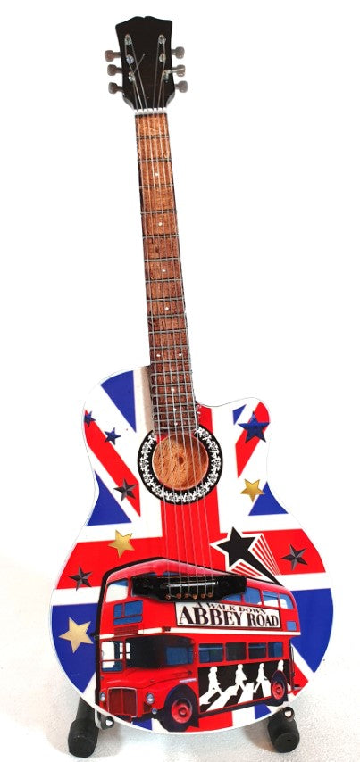 Mini-guitar i stil med The Beatles - Abbey Road - MGT-5159