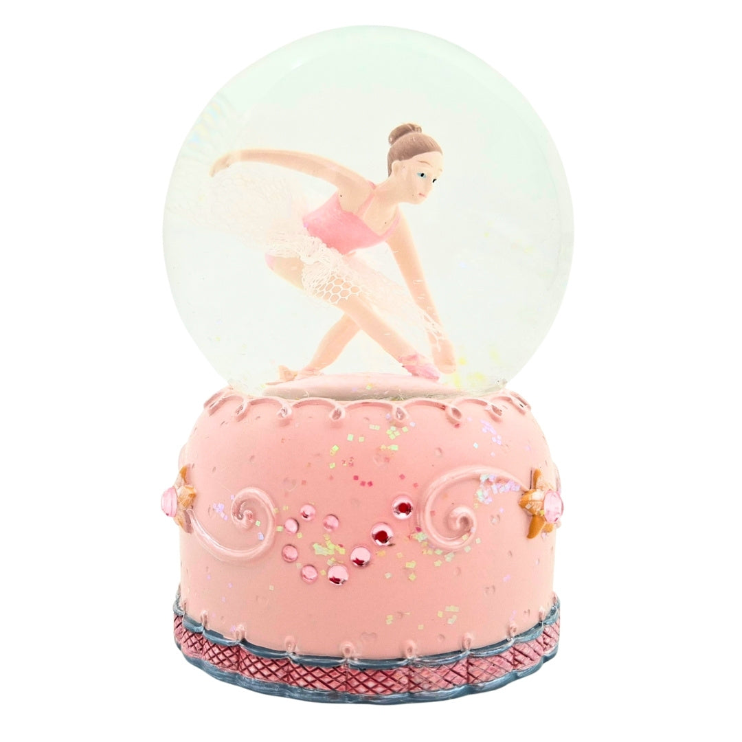 Spilledåse med dansende ballerina i glaskugle, 12cm - MG-19016