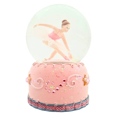 Spilledåse med dansende ballerina i glaskugle, 12cm - MG-19016