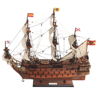 Eksklusiv model af sejlskibet San Felipe – SF4 med mulighed for personlig gravering