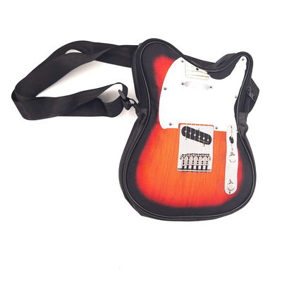 Skuldertaske formet som en elektrisk guitar - RBG-023