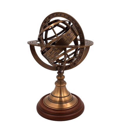 Astrolabium i messing – højde 21cm - AMG140