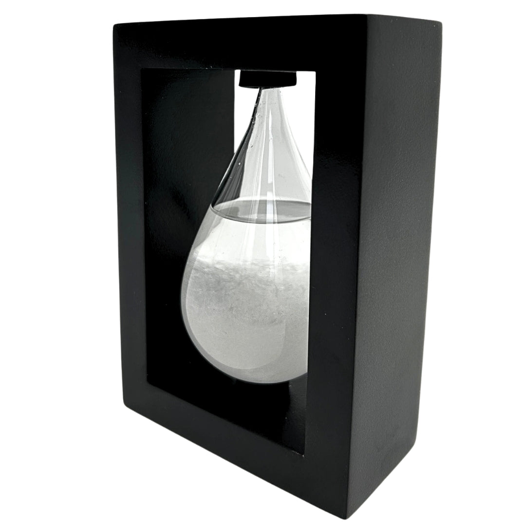 Fitzroys stormbarometer i træindfatning - dråbe Storm Glass – BAW1