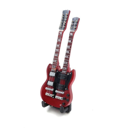 Mini-guitar 15cm - BMG-020 i stil med Jimmy Page
