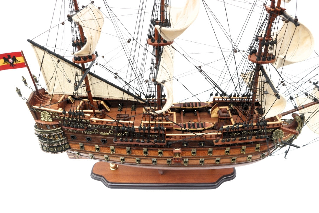 Model af sejlskibet San Felipe 80cm med mulighed for personlig gravering