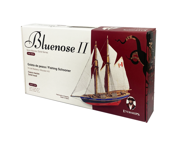 Bluenose II – skonnert - træmodel til samling