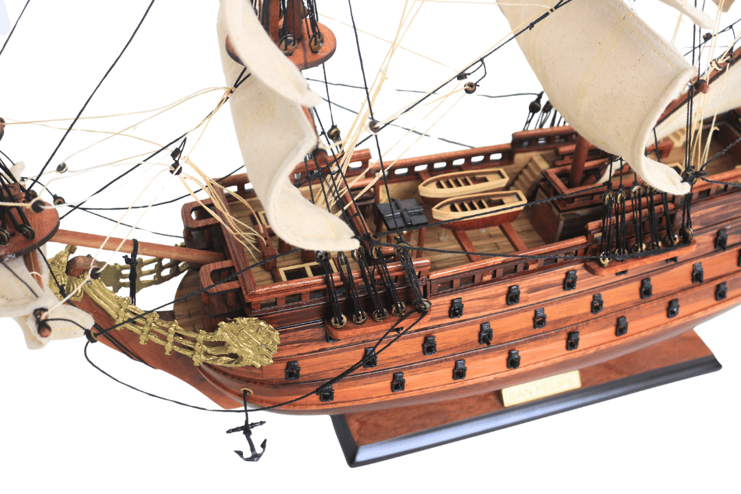 Eksklusiv model af sejlskibet San Felipe – SF4 med mulighed for personlig gravering