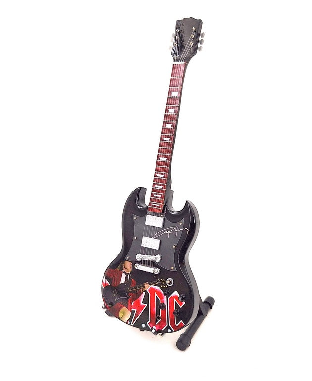 Mini-guitar - 24,5 cm – i Angus Young-stil – MGT-8518