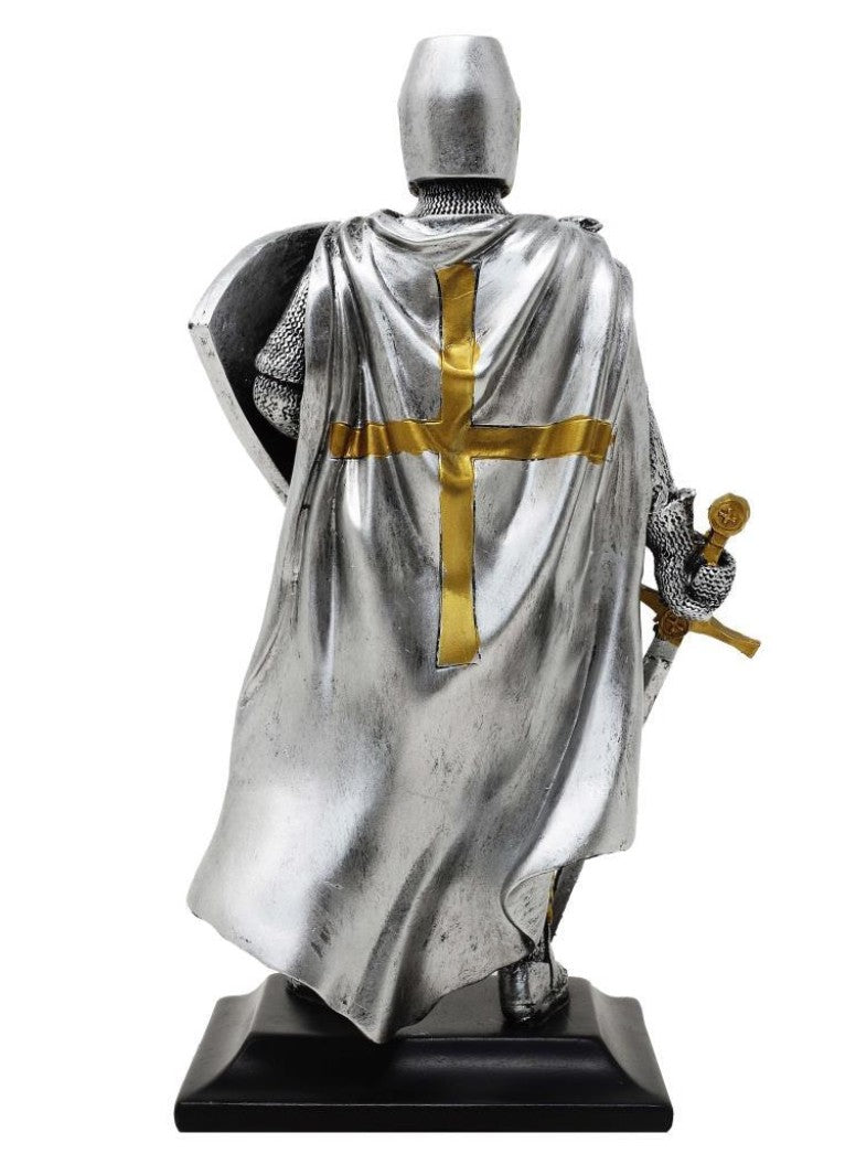 Ridder - Korsfarer - stor figur af polyresin - MC-36049