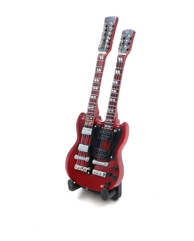Mini-guitar 15cm - BMG-020 i stil med Jimmy Page