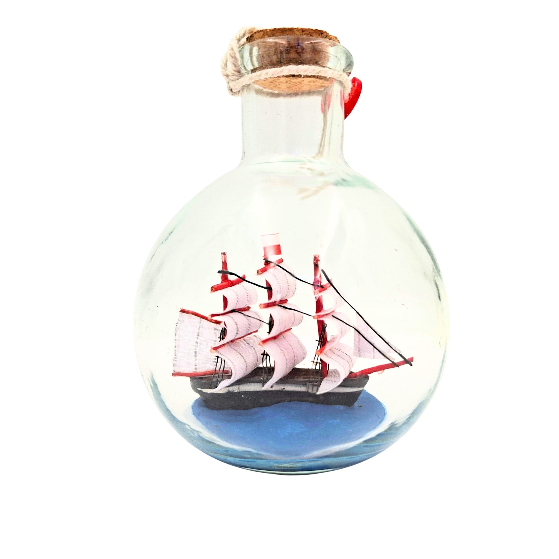 Skib i flaske Rafandynka – maritim dekoration – MA2012