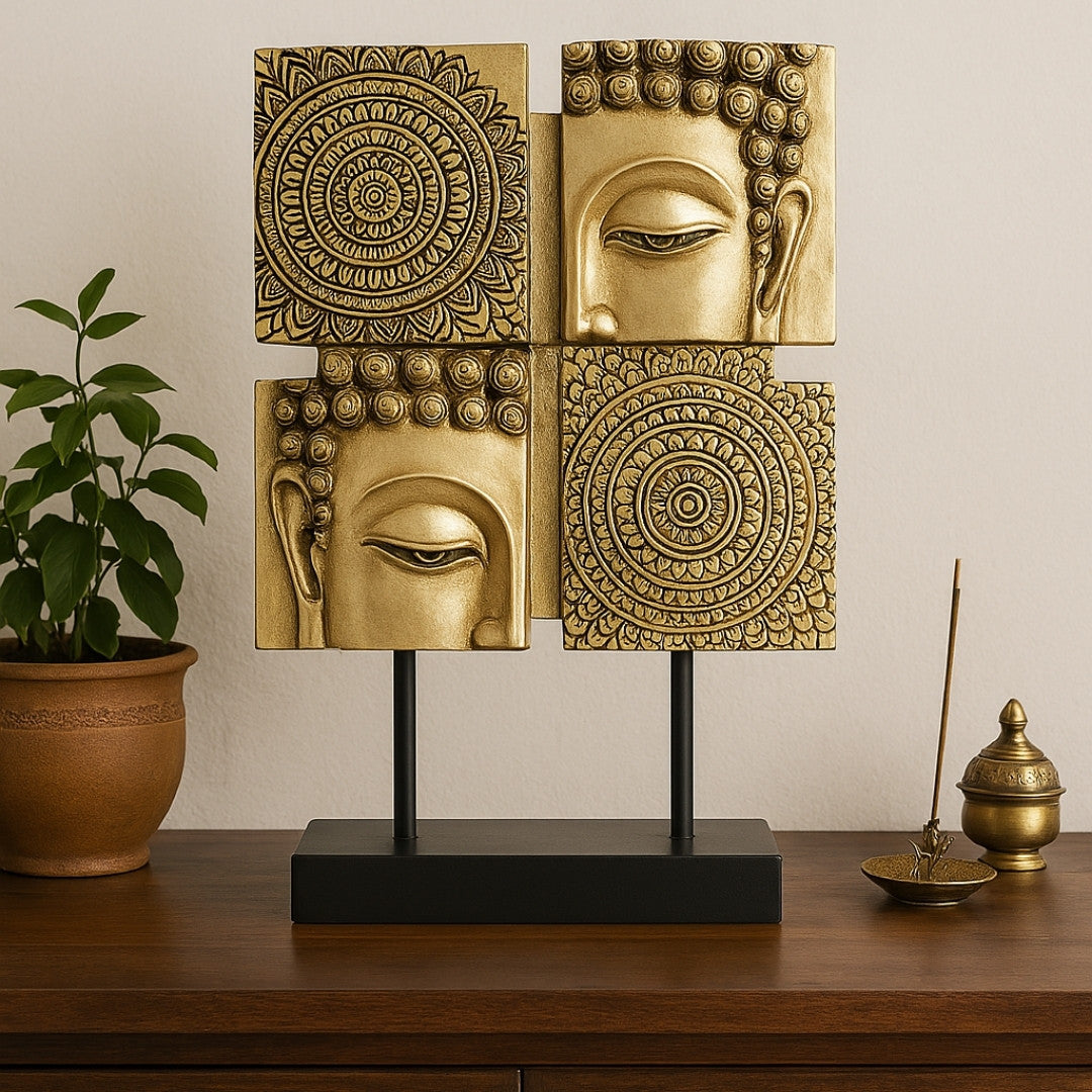 Buddhistisk mandalafigur - 4 elementer - 43715