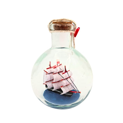 Skib i flaske Rafandynka – maritim dekoration – MA2012