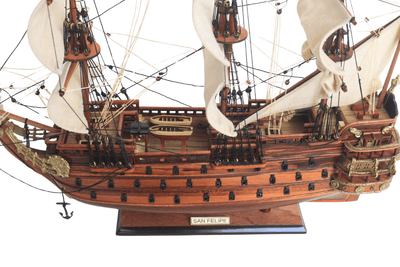 Eksklusiv model af sejlskibet San Felipe – SF4 med mulighed for personlig gravering