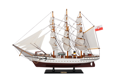 Model af sejlskibet Dar Pomorza 80cm - DARPOM80