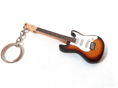 Nøglering - guitar J. Hendrix - mahogni - EGK-0320