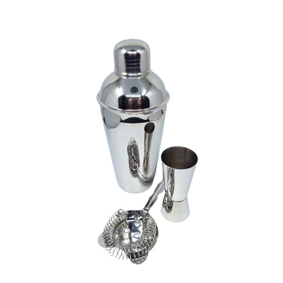 Barmansæt – 3 dele Shaker Jigger Strainer - BS48171