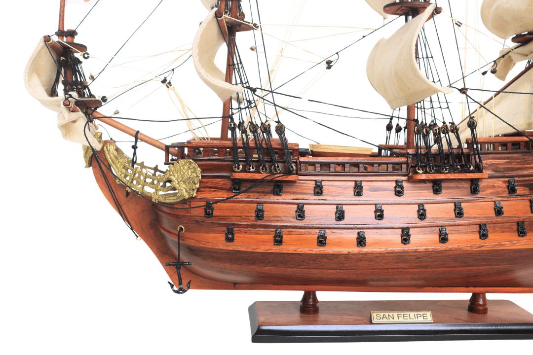 Eksklusiv model af sejlskibet San Felipe – SF4 med mulighed for personlig gravering