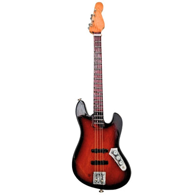 Dekorativ miniguitar på 15 cm med stativ og mulighed for personlig gravering