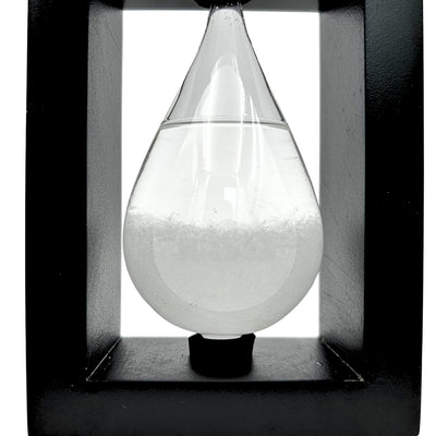 Fitzroys stormbarometer i træindfatning - dråbe Storm Glass – BAW1