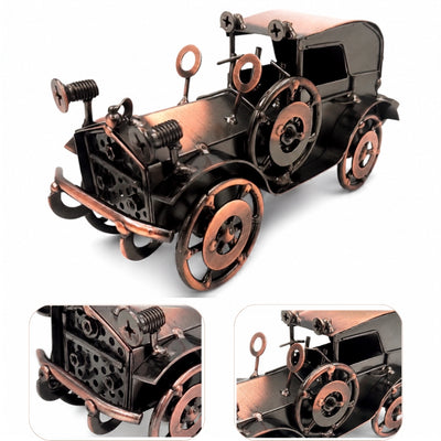 Metalmodel af retroautomobil bil vintage-dekoration - Q87