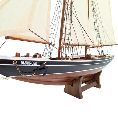 Model af skonnerten Bluenose - maritim dekoration 78 cm – 518