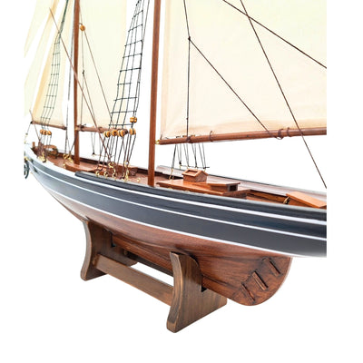 Model af skonnerten Bluenose - maritim dekoration 78 cm – 518