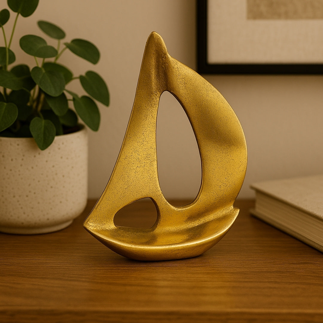 Guld-yacht - aluminium 15cm - NI1651