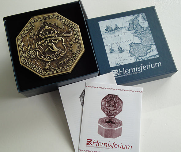 Eksklusivt Cardan-magnetkompas - replika - maritim gave – H44