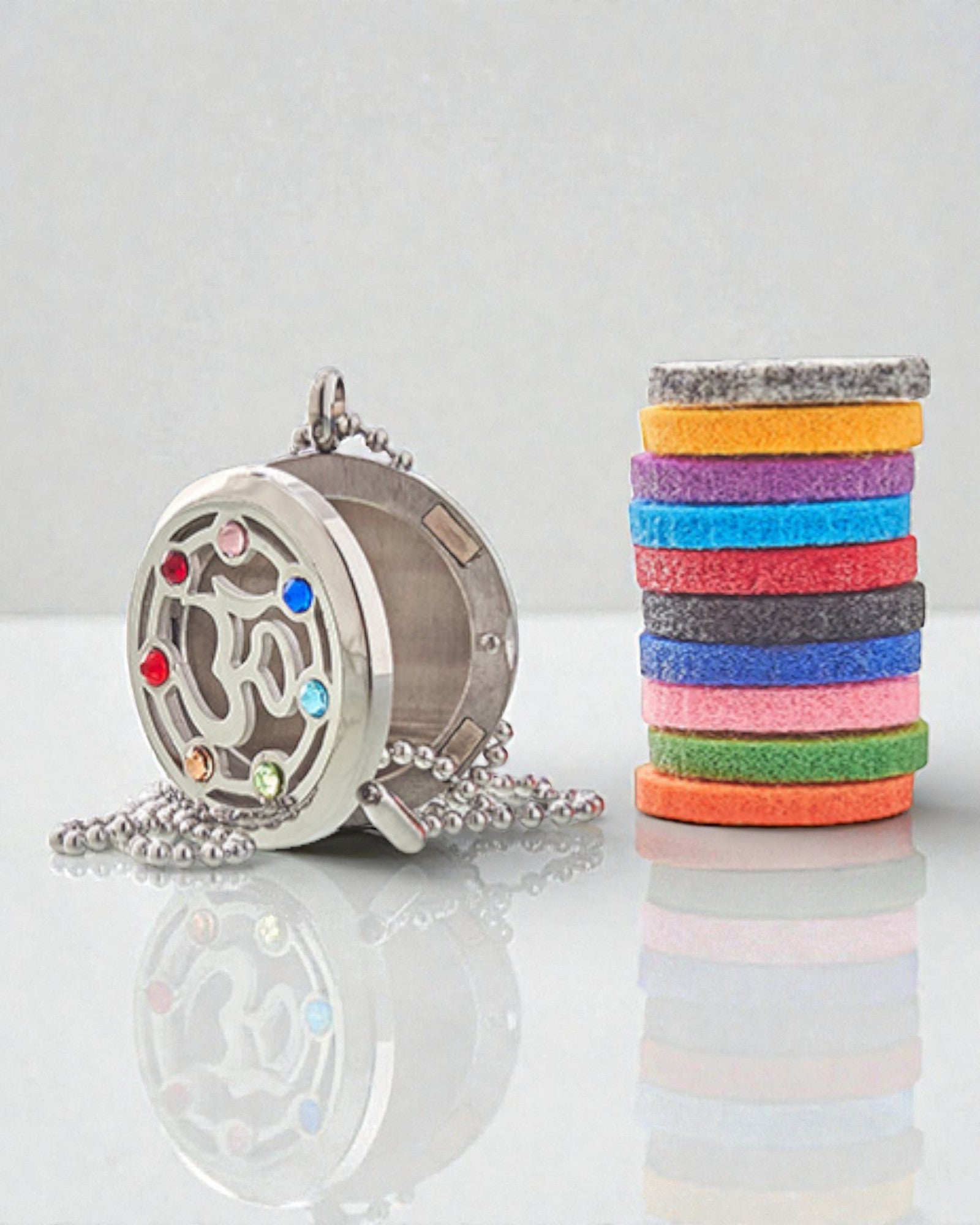 Naszyjnik Aromalife Chakra OM – Sekretnik Zapachu 30 mm