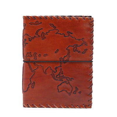 Skórzany Dziennik Podróży Light Tan 17x13 cm