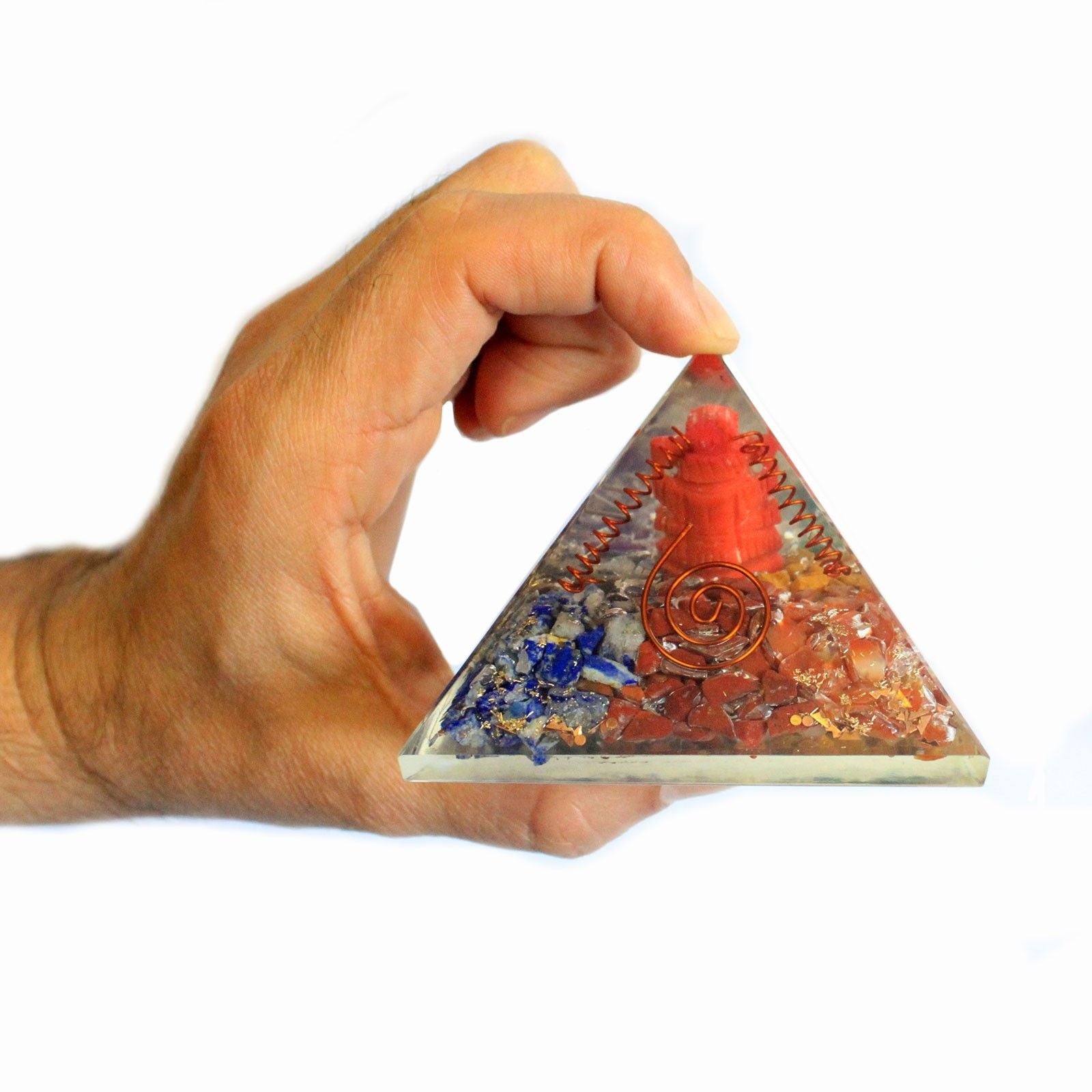 Magisk Orgonit Pyramide Ganesh 70mm