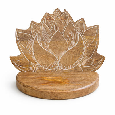Lotus væghylde hvidvasket