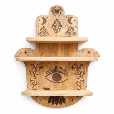 Hylde formet som Hamsa