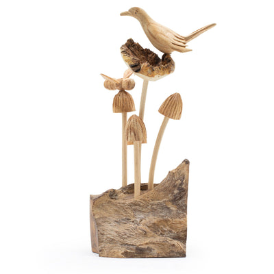 Skulptur i parasitisk træ