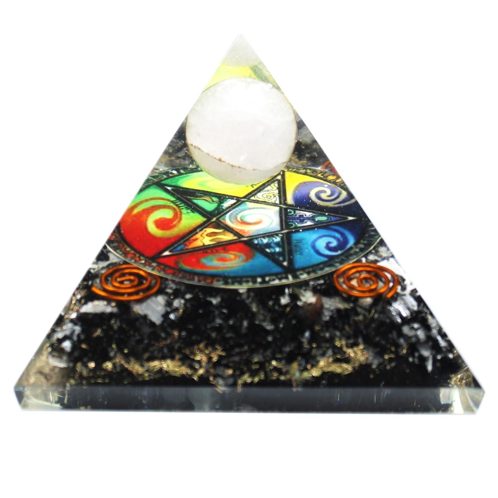 Orgonitpyramide Midnight Pentagon