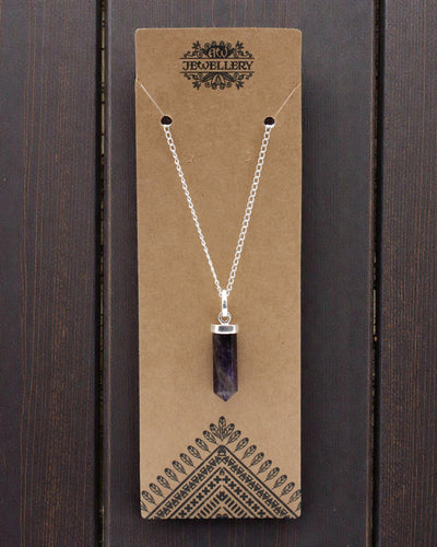 Ametystspids – Klassisk spidsvedhæng i ametyst