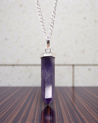 Ametystspids – Klassisk spidsvedhæng i ametyst