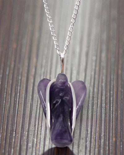 Guardian Amethyst – Skytsengel-vedhæng i ametyst