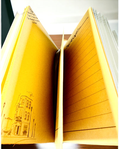 Vintage Dagbog "Livets Træ" A6 - Elegant Præget Omslag af Kunstlæder, 100 Sider