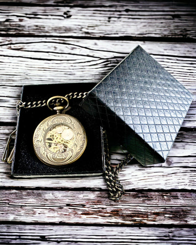 Eksklusivt Lommeur "Heritage" - Mekanisk og Vandtæt