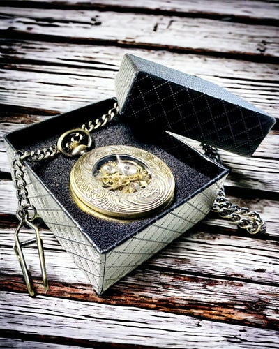 Eksklusivt Lommeur "Heritage" - Mekanisk og Vandtæt