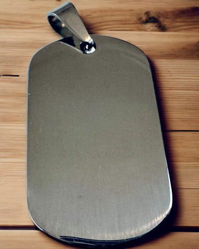 Militær Vedhæng med Gravering - Retro Stil i Forskellige Farver