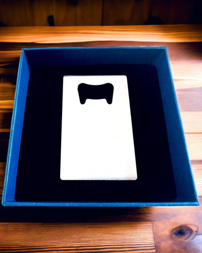 Flaskeåbner i Rustfrit Stål - Elegant og Praktisk Gadget - personliggørelse med gravering